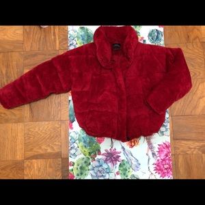 light before dark teddy puffer jacket